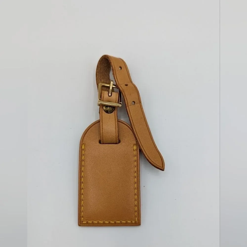 Louis Vuitton Luggage Tag w/ Strap and Padlock & Key